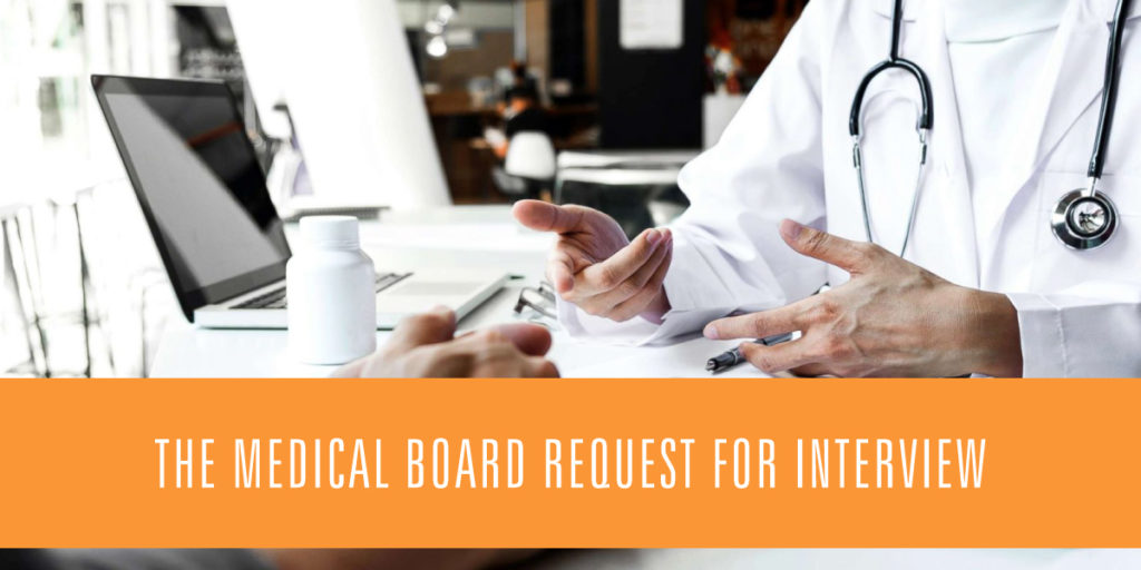 medical board request