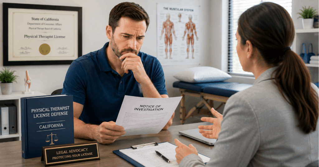 Physical Therapist License Defense in California: What to Do When Your License Is at Risk 1